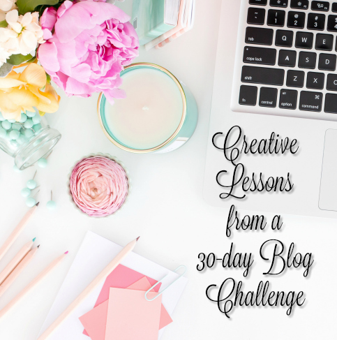 creative lessons from the blog challenge