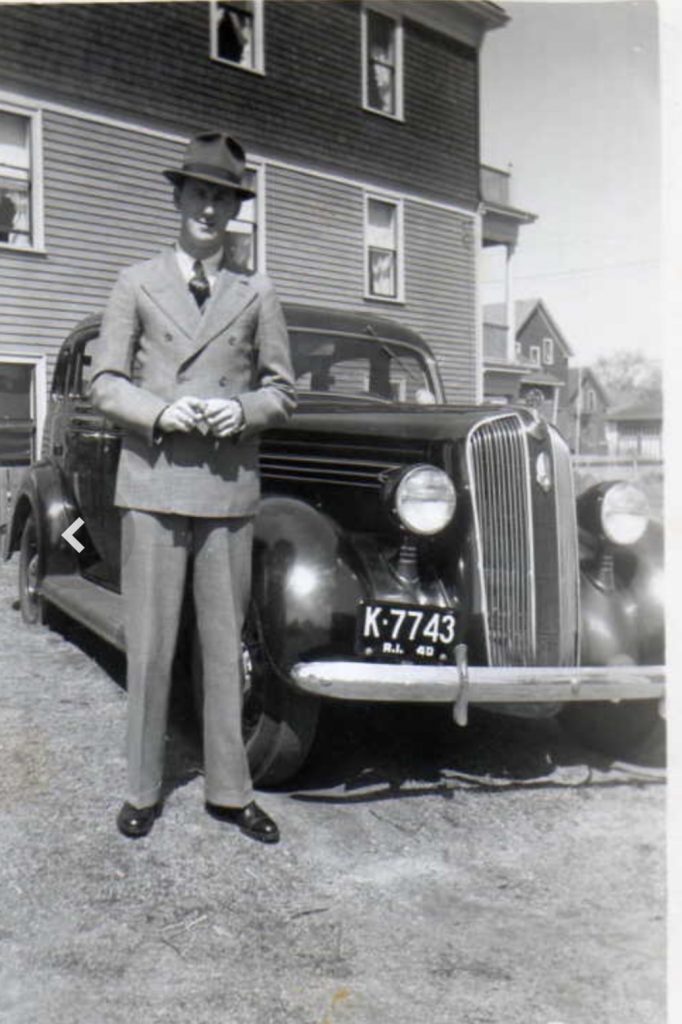 Dad and his Plymouth Sedan